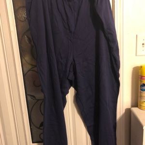 Woman Within navy knit pants NWT 4x tall